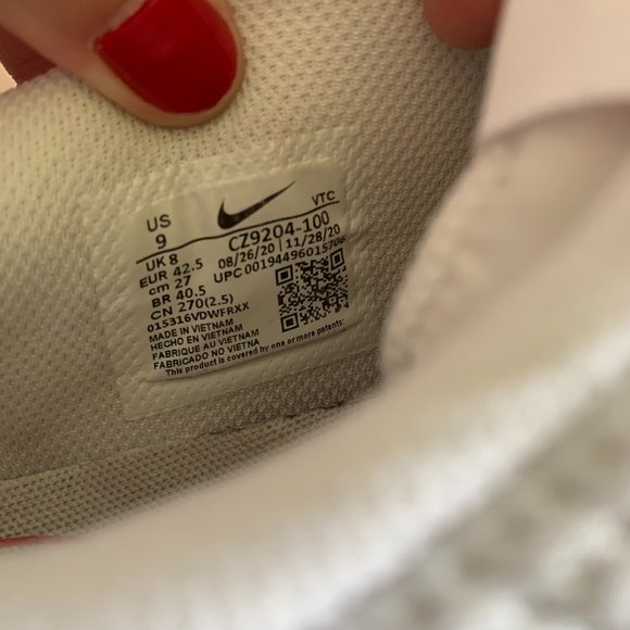 Nike Men's Air Max Excee White/University Red (CZ9204 100) - Picture 5 of 16